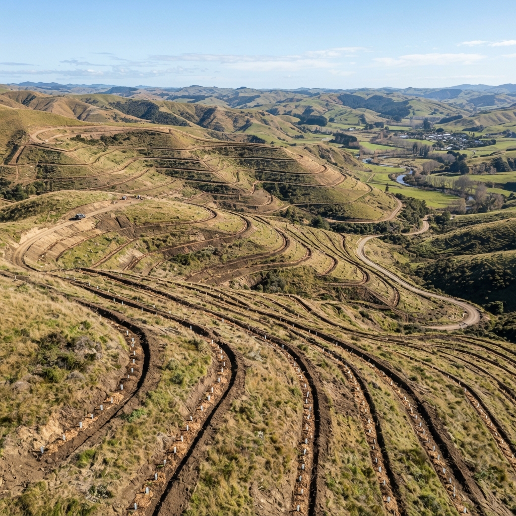 Restoration landscape and land regeneration